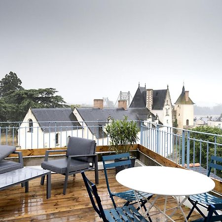 Grand Gite Terrasse Vue Loire Et Chateau D'昂斯尼 外观 照片
